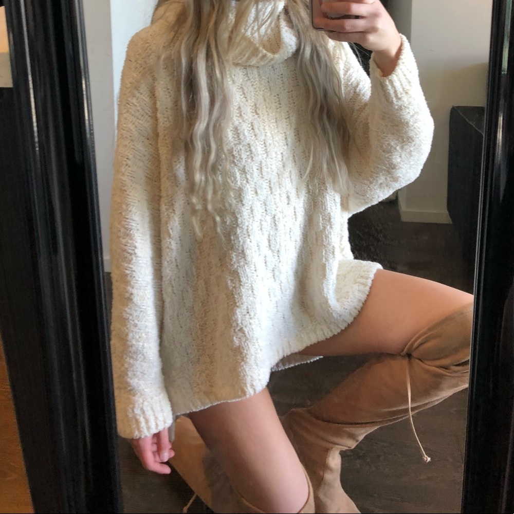 Sexy sweater dress